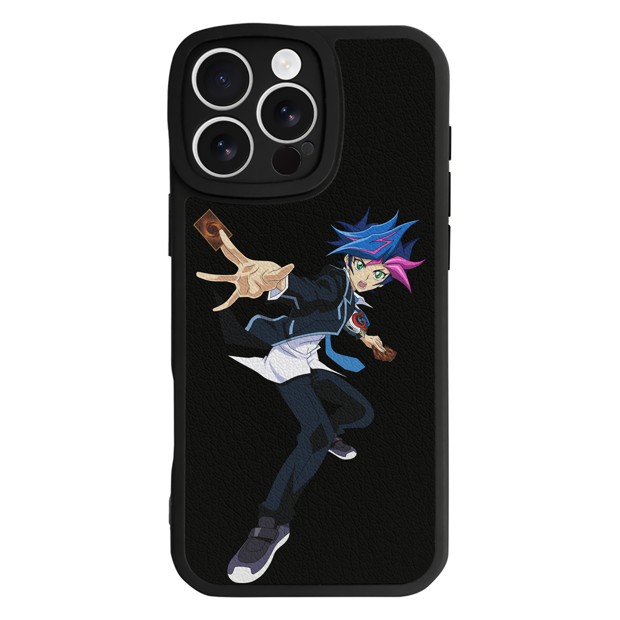 遊☆戯☆王 Yu-Gi-Oh! 【iPhone 16シリーズ対応】シリコンスマホケース（レザー調） 材質：シリコン